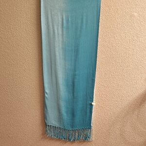 Chic Ombre Blue Tie Dye Scarf GWD P #2
